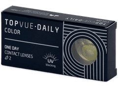 TopVue Daily Color - Fresh Green - journalières non correctrices (2 lentilles)