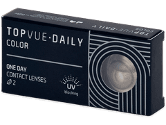 TopVue Daily Color - Grey - journalières non correctrices (2 lentilles)