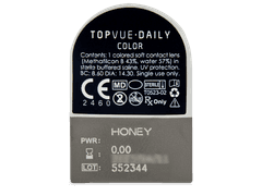 TopVue Daily Color - Honey - journalières non correctrices (2 lentilles)