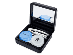 Étui à lentilles avec miroir TopVue - motif vagues 