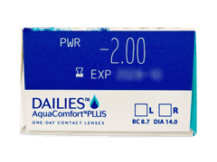 Dailies AquaComfort Plus (30 lentilles)