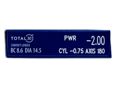 TOTAL30 for Astigmatism (6 lentilles)