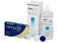 TOTAL30 for Astigmatism (6 lentilles) + Laim Care solution 400 ml