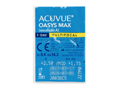 Acuvue Oasys Max 1-Day Multifocal (90 lentilles)