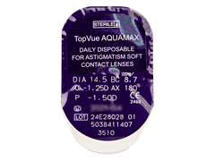 TopVue Daily for Astigmatism (30 lentilles)