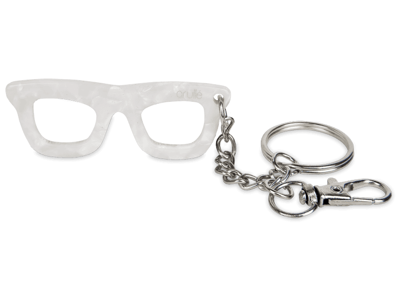 Porte-clés Crullé - blanc 