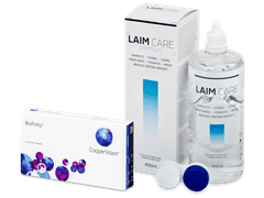 Biofinity (6 lentilles) + Laim Care solution 400 ml