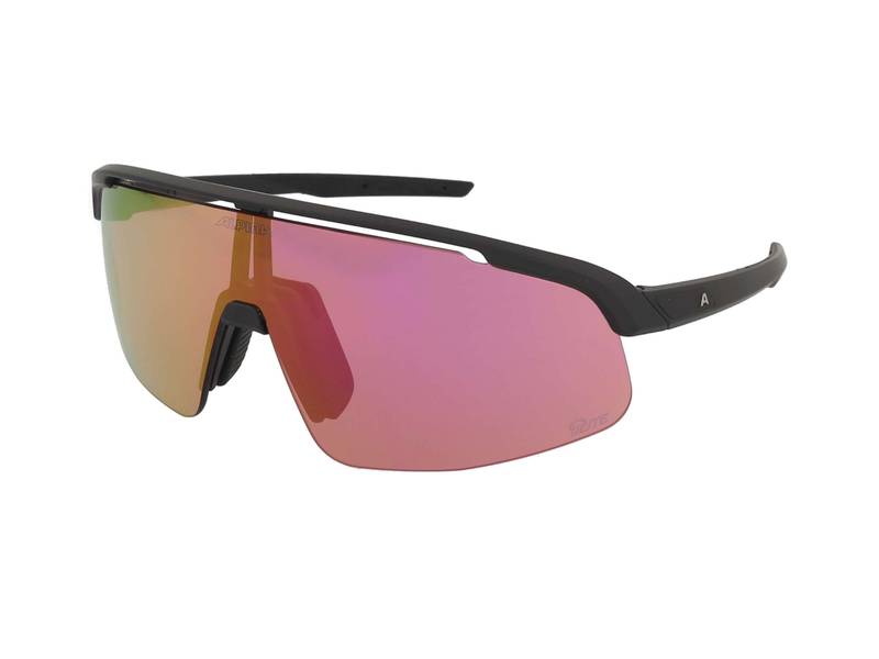 Alpina Turbo Pro S Q-Lite Black Metallic Matt/Pink Mirror 
