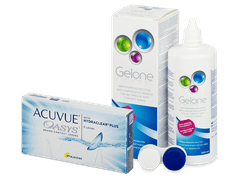 Acuvue Oasys (6 lentilles) + Gelone 360 ml