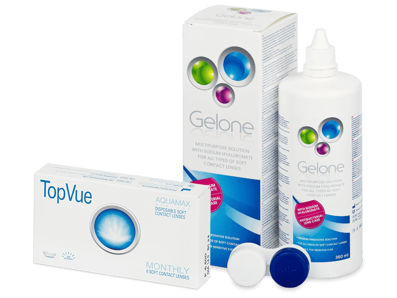 TopVue Monthly (6 lentilles) + Gelone 360 ml