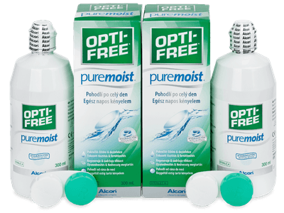 Solution OPTI-FREE PureMoist 2 × 300 ml