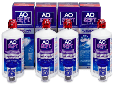 Solution AO SEPT PLUS HydraGlyde 4 x 360 ml